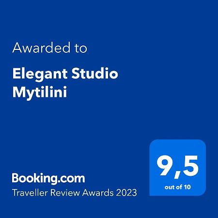 Ferienwohnung Elegant Studio Mytilini Exterior foto